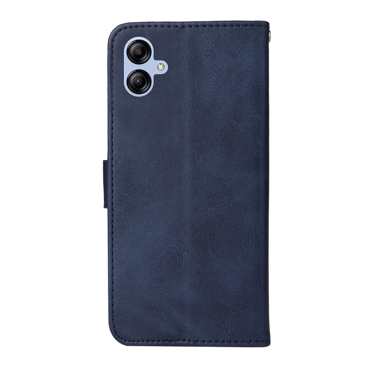 Custodia per telefono in pelle a conchiglia con struttura in vitello classico, For Samsung Galaxy A04e, For Samsung Galaxy A34 5G