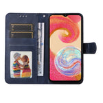 Custodia per telefono in pelle a conchiglia con struttura in vitello classico, For Samsung Galaxy A04e, For Samsung Galaxy A34 5G