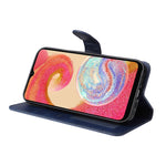 Custodia per telefono in pelle a conchiglia con struttura in vitello classico, For Samsung Galaxy A04e, For Samsung Galaxy A34 5G