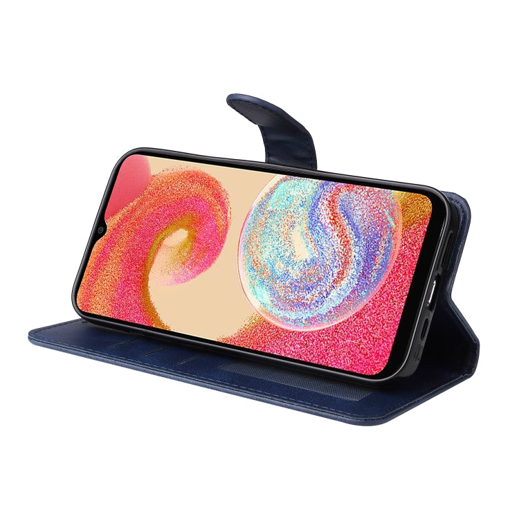 Custodia per telefono in pelle a conchiglia con struttura in vitello classico, For Samsung Galaxy A04e, For Samsung Galaxy A34 5G