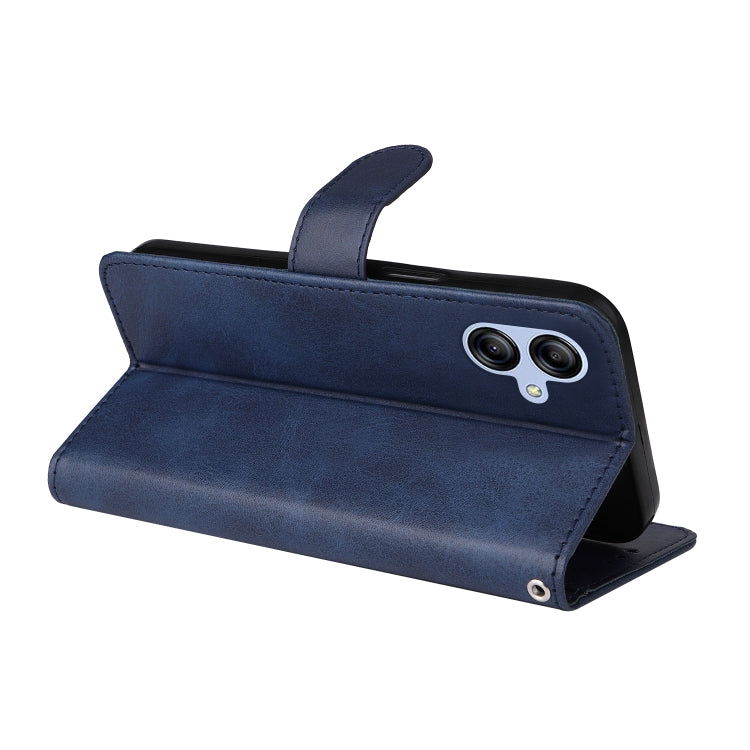 Custodia per telefono in pelle a conchiglia con struttura in vitello classico, For Samsung Galaxy A04e, For Samsung Galaxy A34 5G