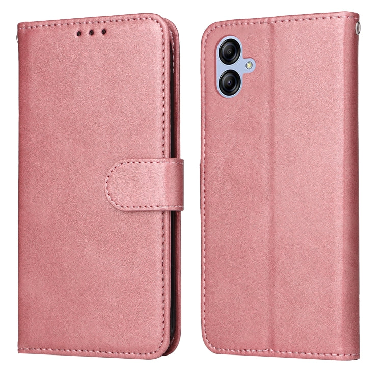 Custodia per telefono in pelle a conchiglia con struttura in vitello classico, For Samsung Galaxy A04e, For Samsung Galaxy A34 5G