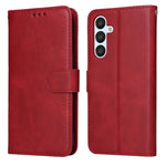 Custodia per telefono in pelle a conchiglia con struttura in vitello classico, For Samsung Galaxy A04e, For Samsung Galaxy A34 5G