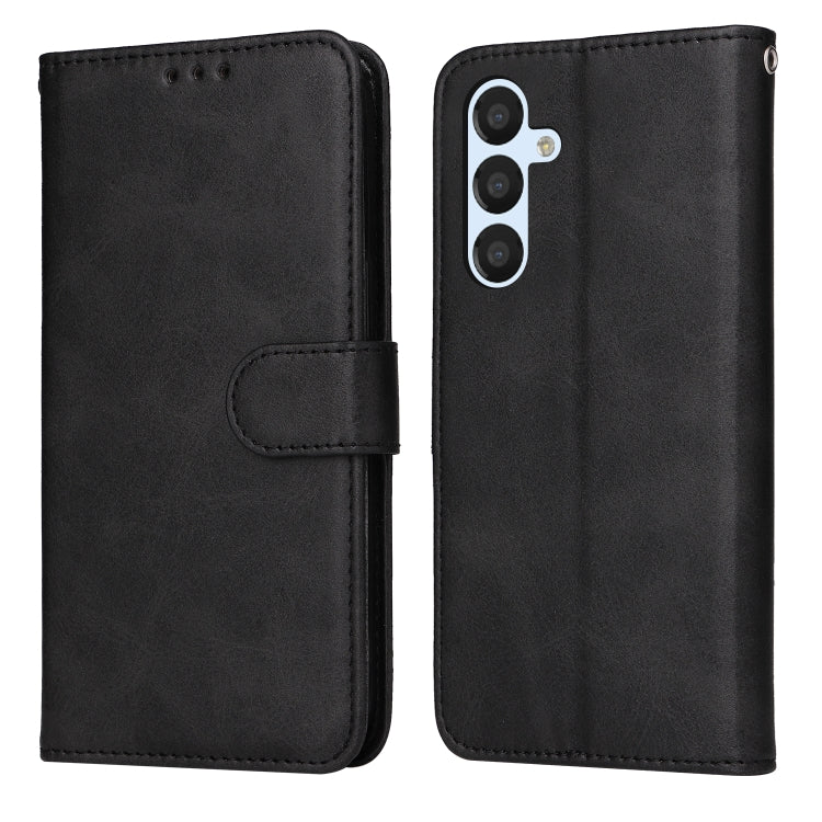 Custodia per telefono in pelle a conchiglia con struttura in vitello classico, For Samsung Galaxy A04e, For Samsung Galaxy A34 5G