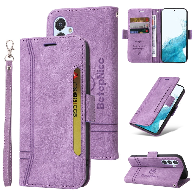 BETOPNICE Custodia per telefono in pelle con fibbia a doppio lato, For Samsung Galaxy A04e, For Samsung Galaxy A34 5G, For Samsung Galaxy A54 5G