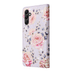 Custodia per telefono in pelle RFID con pittura abbronzante, For Samsung Galaxy A22e 5G, For Samsung Galaxy A14 5G