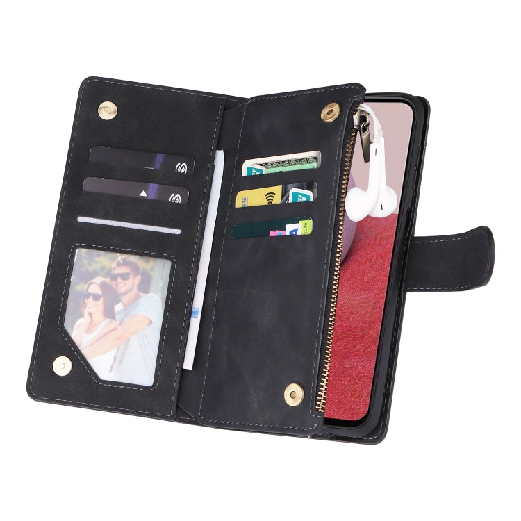 Custodia per cellulare multifunzionale in pelle con portafoglio con cerniera smerigliata, For Samsung Galaxy A22e 5G, For Samsung Galaxy A14 5G