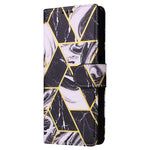 Custodia per telefono in pelle con cuciture abbronzanti in marmo, For Samsung Galaxy A22e 5G, For Samsung Galaxy A14 5G