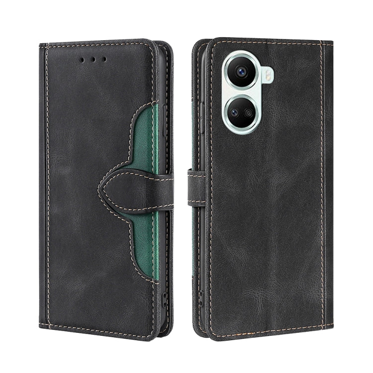 Custodia per telefono in pelle con fibbia magnetica Skin Feel, For Honor 80, For Honor 80 Pro, For Huawei nova 10 SE, For OPPO A58 5G, For Realme 10 4G, For Realme C30s
