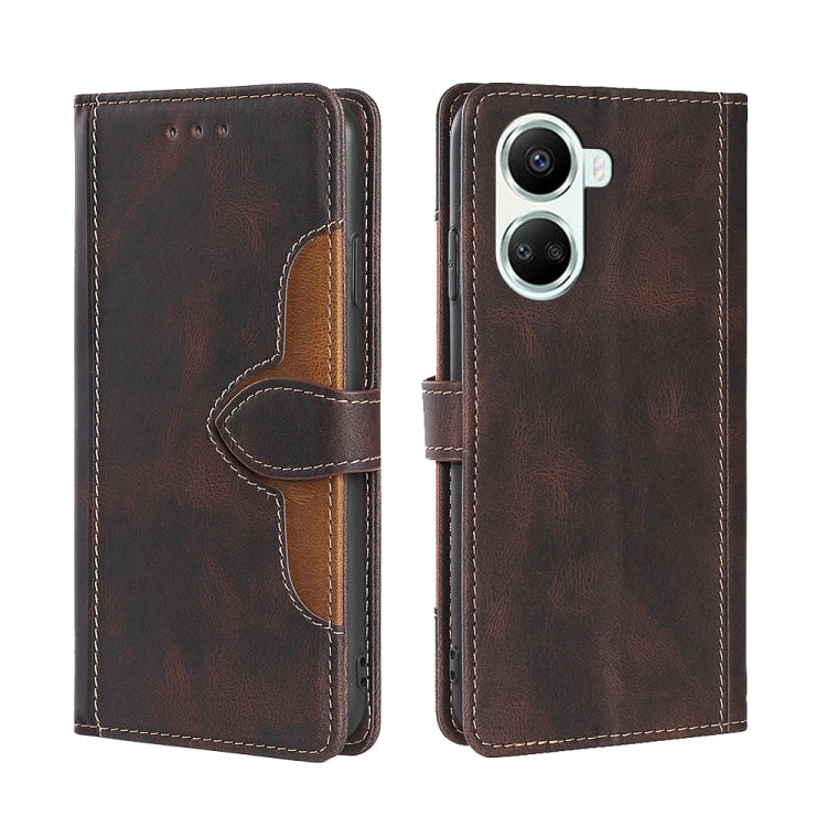 Custodia per telefono in pelle con fibbia magnetica Skin Feel, For Honor 80, For Honor 80 Pro, For Huawei nova 10 SE, For OPPO A58 5G, For Realme 10 4G, For Realme C30s