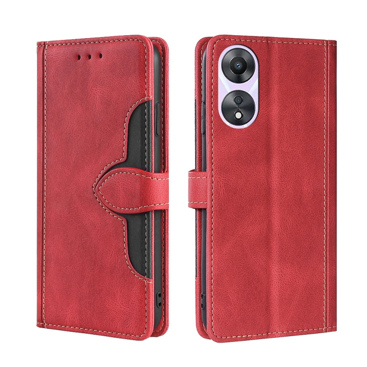 Custodia per telefono in pelle con fibbia magnetica Skin Feel, For Honor 80, For Honor 80 Pro, For Huawei nova 10 SE, For OPPO A58 5G, For Realme 10 4G, For Realme C30s