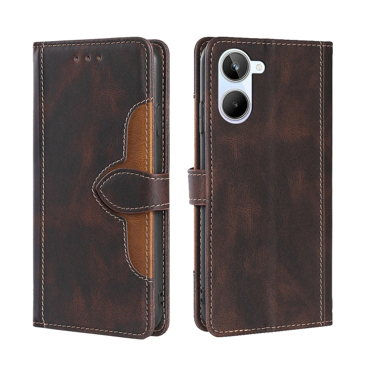 Custodia per telefono in pelle con fibbia magnetica Skin Feel, For Honor 80, For Honor 80 Pro, For Huawei nova 10 SE, For OPPO A58 5G, For Realme 10 4G, For Realme C30s