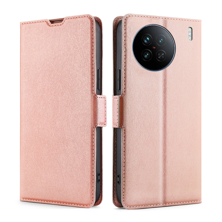Custodia per telefono in pelle flip orizzontale con fibbia laterale ultrasottile, For vivo X90, For vivo X90 Pro+, For Samsung Galaxy A04e 4G
