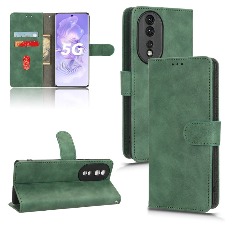 Custodia per telefono in pelle con vibrazione magnetica Skin Feel, For  Samsung Galaxy A14 5G, For Blackview BV5200, For Honor 80 5G, For vivo X90