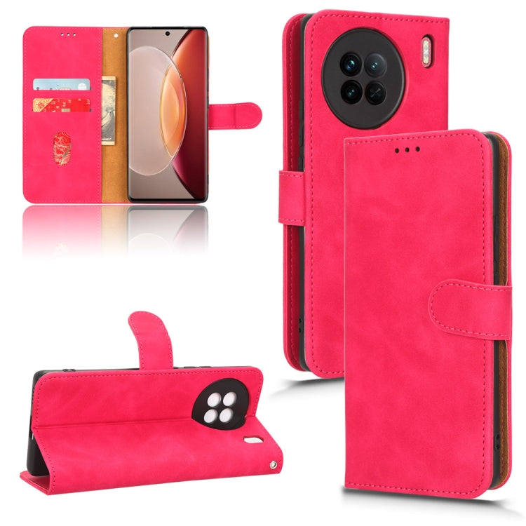Custodia per telefono in pelle con vibrazione magnetica Skin Feel, For  Samsung Galaxy A14 5G, For Blackview BV5200, For Honor 80 5G, For vivo X90