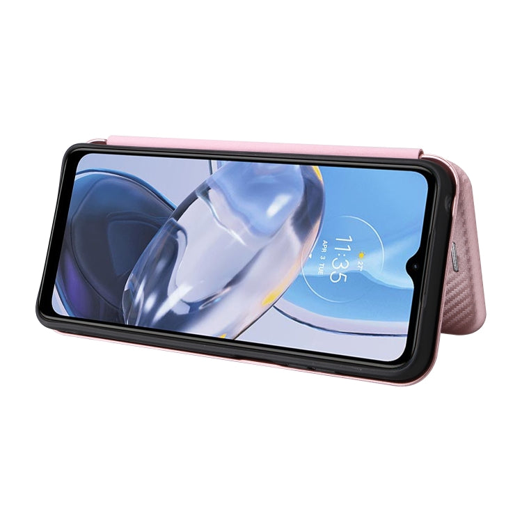 Custodia per cellulare in PU a vibrazione orizzontale con struttura in fibra di carbonio globale, For Motorola  Moto E22 4G / Moto E22i 4G, For Xiaomi 13 Pro, For Xiaomi Redmi A1+