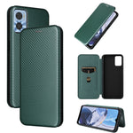 Custodia per cellulare in PU a vibrazione orizzontale con struttura in fibra di carbonio globale, For Motorola  Moto E22 4G / Moto E22i 4G, For Xiaomi 13 Pro, For Xiaomi Redmi A1+