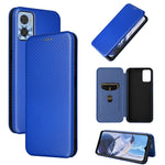 Custodia per cellulare in PU a vibrazione orizzontale con struttura in fibra di carbonio globale, For Motorola  Moto E22 4G / Moto E22i 4G, For Xiaomi 13 Pro, For Xiaomi Redmi A1+