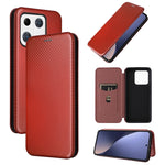 Custodia per cellulare in PU a vibrazione orizzontale con struttura in fibra di carbonio globale, For Motorola  Moto E22 4G / Moto E22i 4G, For Xiaomi 13 Pro, For Xiaomi Redmi A1+