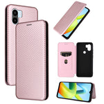 Custodia per cellulare in PU a vibrazione orizzontale con struttura in fibra di carbonio globale, For Motorola  Moto E22 4G / Moto E22i 4G, For Xiaomi 13 Pro, For Xiaomi Redmi A1+