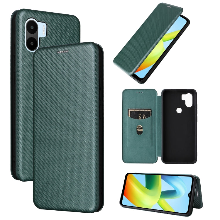 Custodia per cellulare in PU a vibrazione orizzontale con struttura in fibra di carbonio globale, For Motorola  Moto E22 4G / Moto E22i 4G, For Xiaomi 13 Pro, For Xiaomi Redmi A1+