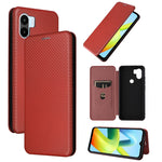 Custodia per cellulare in PU a vibrazione orizzontale con struttura in fibra di carbonio globale, For Motorola  Moto E22 4G / Moto E22i 4G, For Xiaomi 13 Pro, For Xiaomi Redmi A1+
