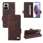 Custodia per cellulare in pelle con chiusura magnetica, For vivo Y16 4G, For Motorola Edge 30 Ultra / Moto X30 Pro, For Xiaomi Poco C40, For Xiaomi Redmi 11 Prime 4G