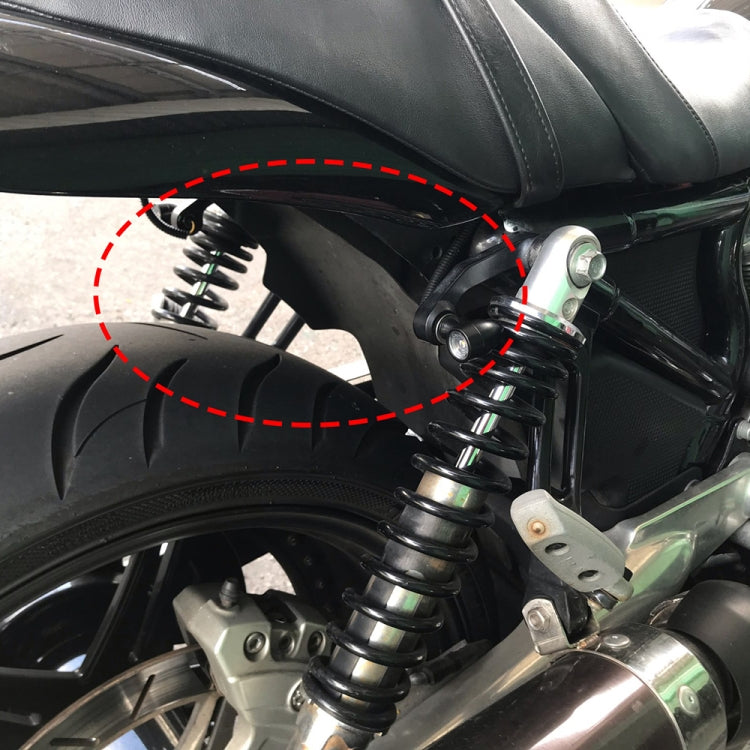Per Kawasaki / Suzuki / Yamaha / Honda T-S002 1 paio di indicatori di direzione a LED per moto, mini indicatori di direzione retrò in metallo, For Kawasaki / Suzuki / Yamaha / Honda