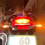 Per BMW R1200 / F800 1 paio di indicatori di direzione posteriori a LED per moto, Rear Turn Signal Light