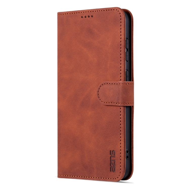AZNS Skin Feel Calf Texture Flip Custodia in pelle per telefono, For Samsung Galaxy S23 5G, For Samsung Galaxy S23+ 5G, For Samsung Galaxy S23 Ultra 5G