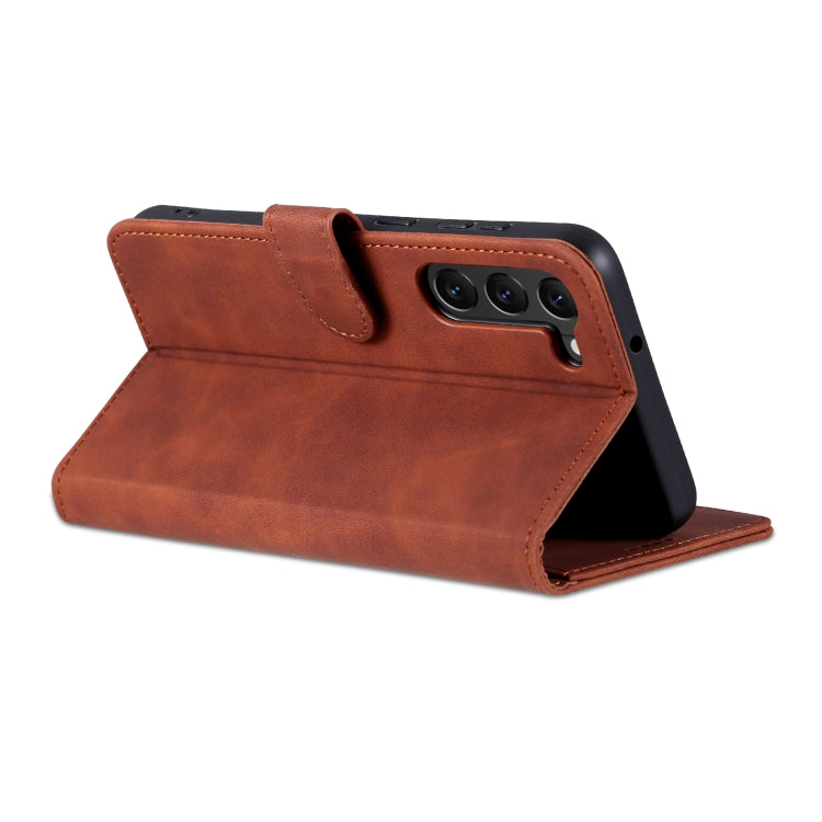 AZNS Skin Feel Calf Texture Flip Custodia in pelle per telefono, For Samsung Galaxy S23 5G, For Samsung Galaxy S23+ 5G, For Samsung Galaxy S23 Ultra 5G