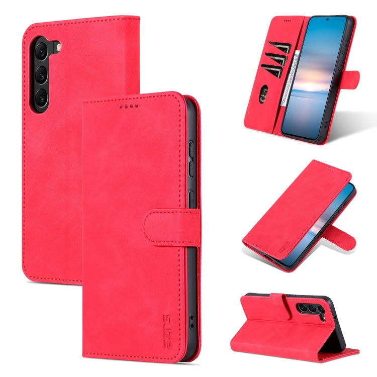 AZNS Skin Feel Calf Texture Flip Custodia in pelle per telefono, For Samsung Galaxy S23 5G, For Samsung Galaxy S23+ 5G, For Samsung Galaxy S23 Ultra 5G
