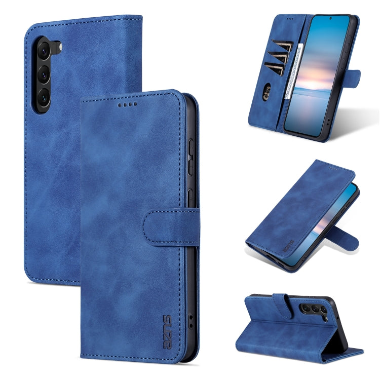 AZNS Skin Feel Calf Texture Flip Custodia in pelle per telefono, For Samsung Galaxy S23 5G, For Samsung Galaxy S23+ 5G, For Samsung Galaxy S23 Ultra 5G