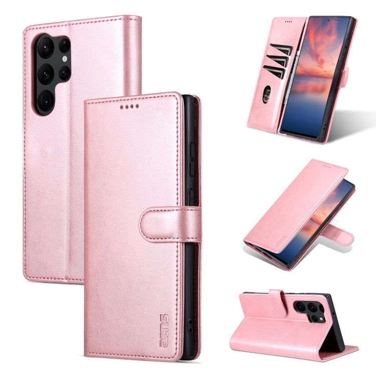 AZNS Skin Feel Calf Texture Flip Custodia in pelle per telefono, For Samsung Galaxy S23 5G, For Samsung Galaxy S23+ 5G, For Samsung Galaxy S23 Ultra 5G