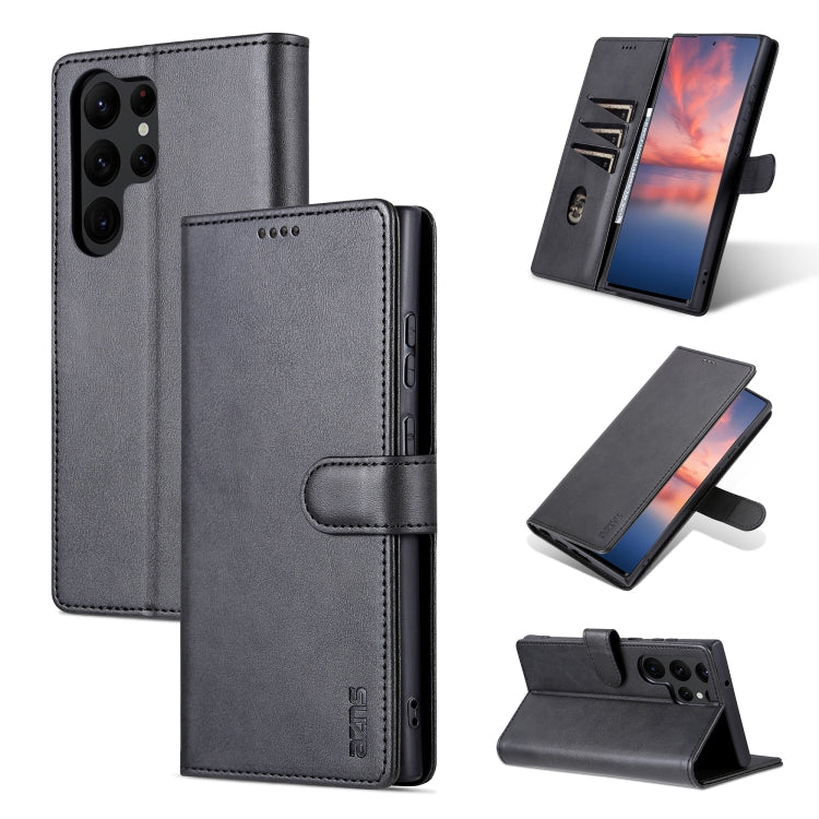 AZNS Skin Feel Calf Texture Flip Custodia in pelle per telefono, For Samsung Galaxy S23 5G, For Samsung Galaxy S23+ 5G, For Samsung Galaxy S23 Ultra 5G