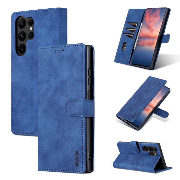 AZNS Skin Feel Calf Texture Flip Custodia in pelle per telefono, For Samsung Galaxy S23 5G, For Samsung Galaxy S23+ 5G, For Samsung Galaxy S23 Ultra 5G