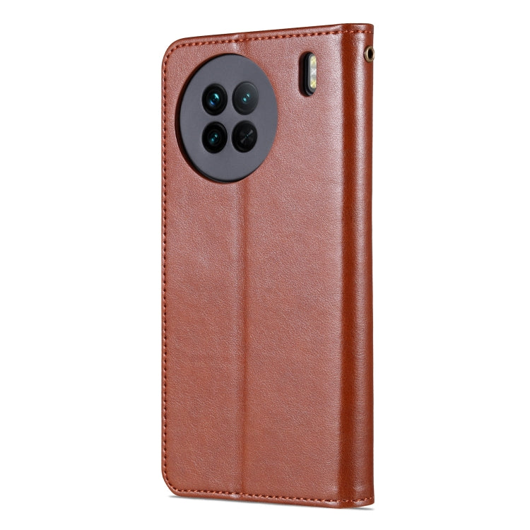 AZNS Custodia per cellulare in pelle di pecora con struttura in pelle di pecora, For vivo X90, For Xiaomi 13, For Xiaomi 13 Pro