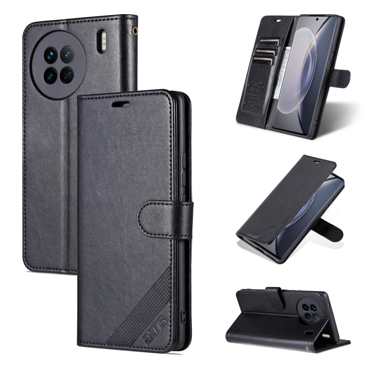 AZNS Custodia per cellulare in pelle di pecora con struttura in pelle di pecora, For vivo X90, For Xiaomi 13, For Xiaomi 13 Pro