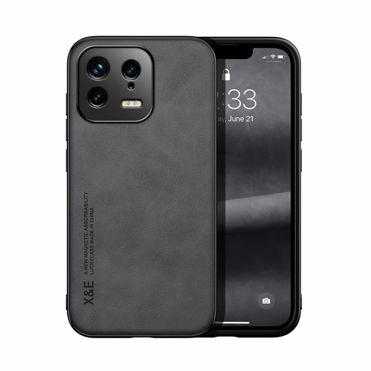 Custodia posteriore in pelle magnetica per Xiaomi 13