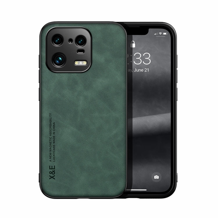 Custodia posteriore in pelle magnetica per Xiaomi 13