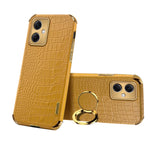 Custodia per telefono con struttura in coccodrillo galvanica 6D con supporto, For Xiaomi Redmi Note 12 China, For Xiaomi Redmi Note 12 Pro+ China, For Samsung Galaxy S23 5G, For Samsung Galaxy S23 Ultra 5G