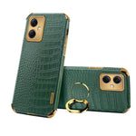 Custodia per telefono con struttura in coccodrillo galvanica 6D con supporto, For Xiaomi Redmi Note 12 China, For Xiaomi Redmi Note 12 Pro+ China, For Samsung Galaxy S23 5G, For Samsung Galaxy S23 Ultra 5G