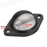 Luce targa rotonda per auto 3LED da 2 pezzi, 2pcs 3LED