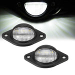Luce targa rotonda per auto 3LED da 2 pezzi, 2pcs 3LED