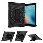 Custodia per tablet antiurto con supporto e cinturino da polso, For iPad 9.7 2018/2017, For iPad 9.7 2018/2017 / iPad Air