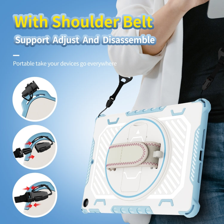 Custodia per tablet antiurto con supporto e cinturino da polso, For iPad 9.7 2018/2017, For iPad 9.7 2018/2017 / iPad Air
