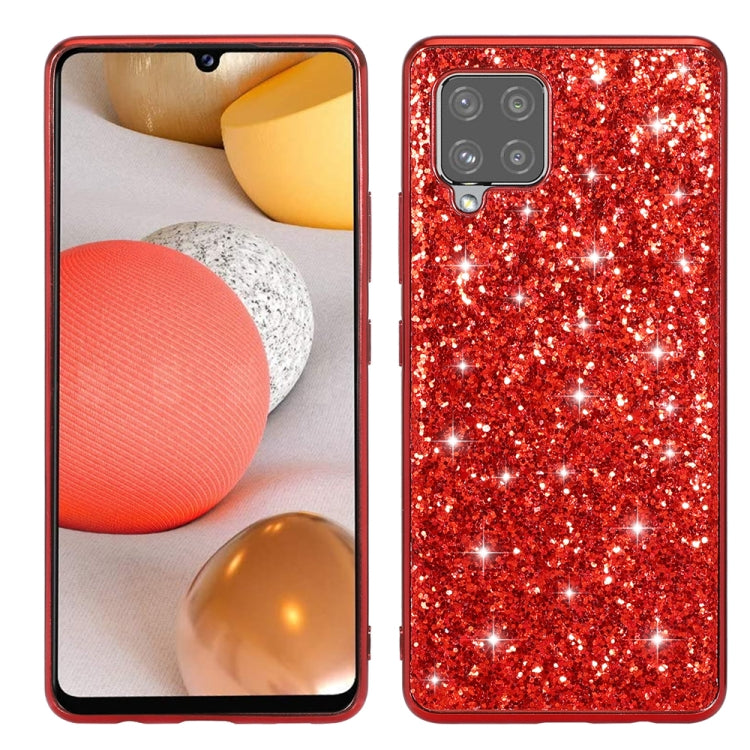Custodia per telefono in TPU antiurto con polvere glitterata, For Samsung Galaxy A12 5G, For Samsung Galaxy A54 5G