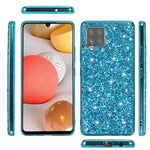 Custodia per telefono in TPU antiurto con polvere glitterata, For Samsung Galaxy A12 5G, For Samsung Galaxy A54 5G