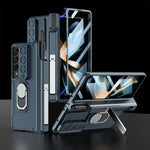 Custodia per telefono pieghevole magnetica integrata GKK con custodia per penna, For Samsung Galaxy Z Fold4
