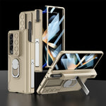 Custodia per telefono pieghevole magnetica integrata GKK con custodia per penna, For Samsung Galaxy Z Fold4